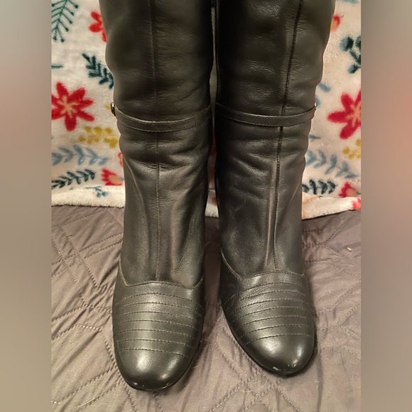 NYLA knee-high leather boot, GUC - Picture 4 of 12